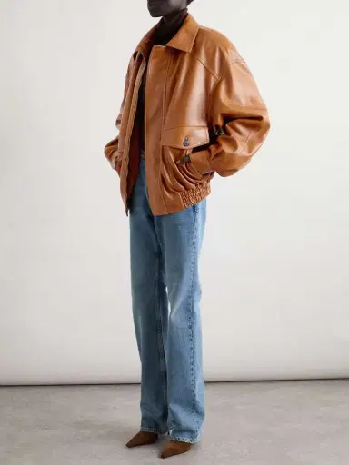 Saint Laurent Leather Jacket | Thumbnail 2