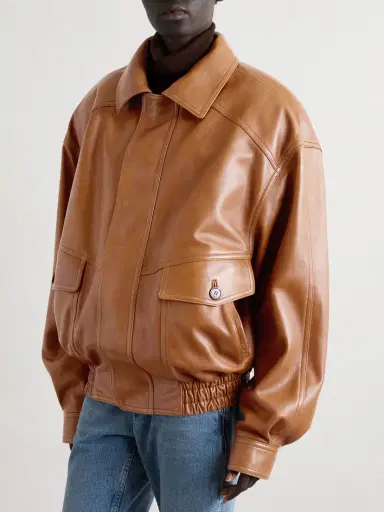 Saint Laurent Leather Jacket | Thumbnail 3