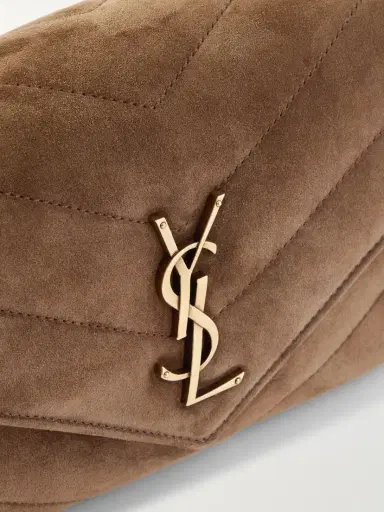 Saint Laurent Loulou Matelassé Suede Shoulder Bag | Thumbnail 4 Saint Laurent Loulou Matelassé Suede Shoulder Bag | Thumbnail 4