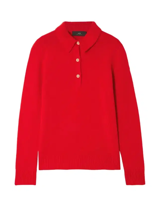 Bessi Cashmere Polo Sweater