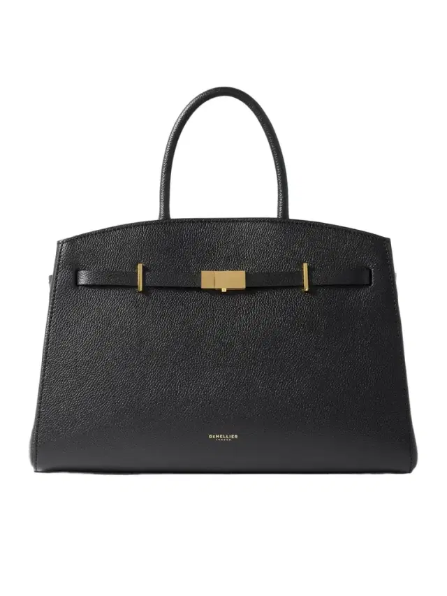 DeMellier The Hudson Midi Textured-leather Tote