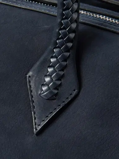 Métier Vérité City Braided Leather-trimmed Nubuck Tote | Thumbnail 4