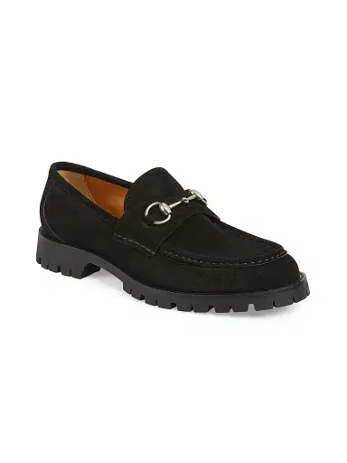 Gucci Men's Sylke Suede Loafers - Nero - Size 14 | Thumbnail 2 Gucci Men's Sylke Suede Loafers - Nero - Size 14 | Thumbnail 2