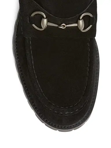 Gucci Men's Sylke Suede Loafers - Nero - Size 14 | Thumbnail 5 Gucci Men's Sylke Suede Loafers - Nero - Size 14 | Thumbnail 5