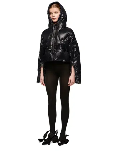 KhrisJoy Women's Iconic Milano Down Puffer Jacket - Black - Size 8 | Thumbnail 2 KhrisJoy Women's Iconic Milano Down Puffer Jacket - Black - Size 8 | Thumbnail 2