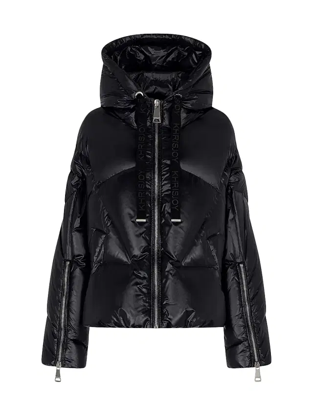 KhrisJoy Women's Iconic Milano Down Puffer Jacket - Black