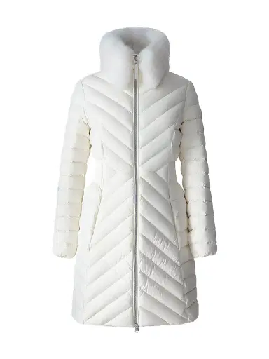 Mackage Women's Lyris Shearling-Trim Down Coat | Thumbnail 1 Mackage Women's Lyris Shearling-Trim Down Coat | Thumbnail 1