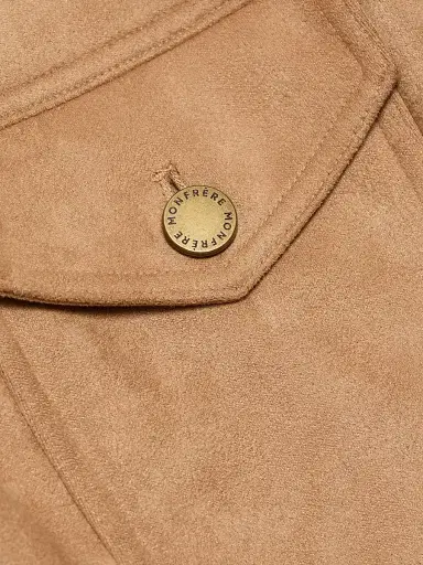 Monfrère Men's Dean Faux Suede Jacket - Khaki - Size Small | Thumbnail 7 Monfrère Men's Dean Faux Suede Jacket - Khaki - Size Small | Thumbnail 7