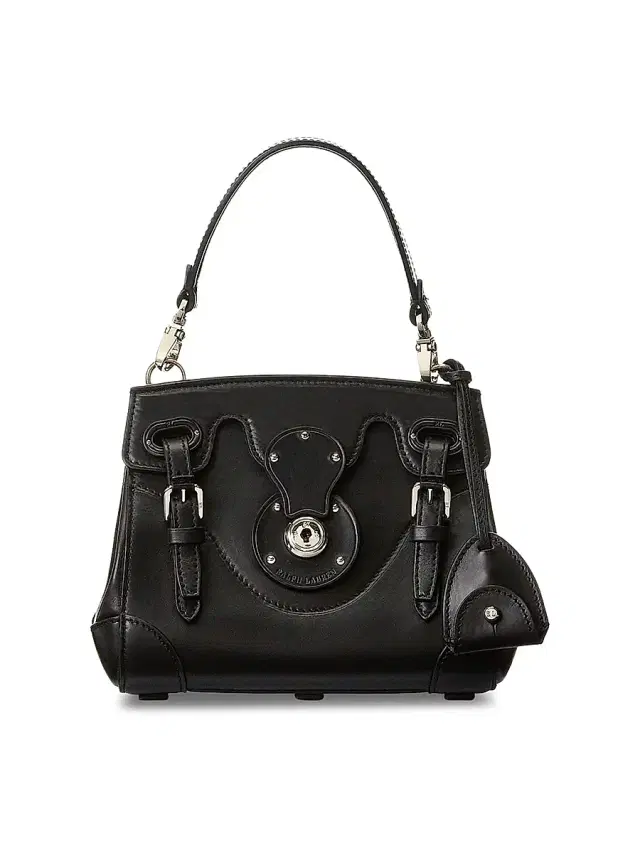 Women's  Ricky 18 Leather Satchel Bag - Black