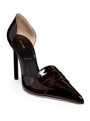Tom Ford Women's 105MM Patent Leather D'Orsay Pumps | Thumbnail 2 Tom Ford Women's 105MM Patent Leather D'Orsay Pumps | Thumbnail 2