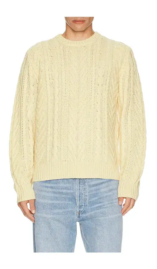 Fisherman Crew Neck Sweater