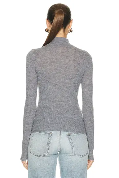 Guest In Residence Base Layer Rib Turtleneck Top | Thumbnail 3