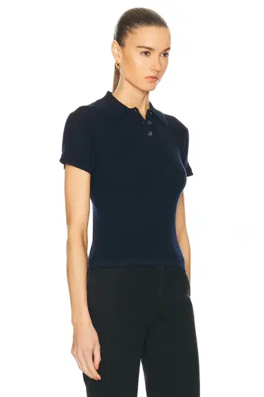 Guest In Residence Shrunken Polo Top | Thumbnail 2