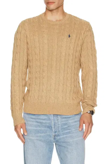 Polo Ralph Lauren Cable Knit Crewneck Sweater | Thumbnail 3
