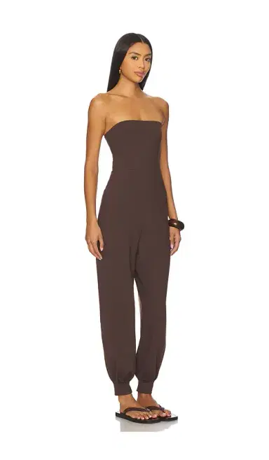 susana monaco Strapless Cuffed Ankle Jumpsuit | Thumbnail 2