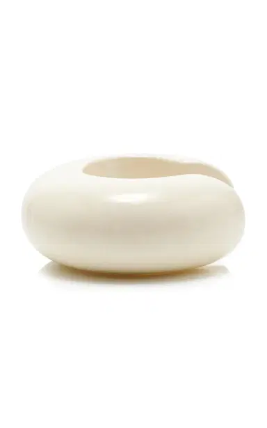 Lizzie Fortunato Arc Cuff In Alabaster | Thumbnail 5