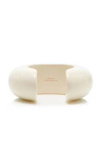 Lizzie Fortunato Arc Cuff In Alabaster | Thumbnail 6