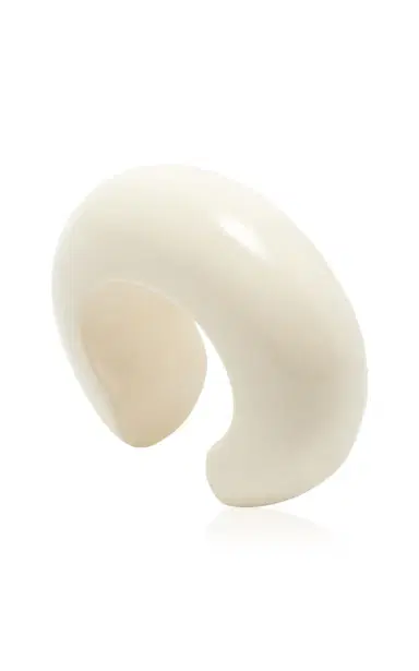 Lizzie Fortunato Arc Cuff In Alabaster | Thumbnail 7