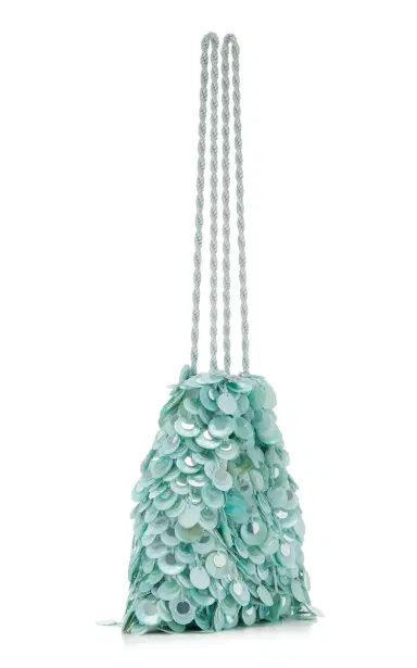 Lizzie Fortunato Gala Sequined Mother of Pearl Bag | Thumbnail 5