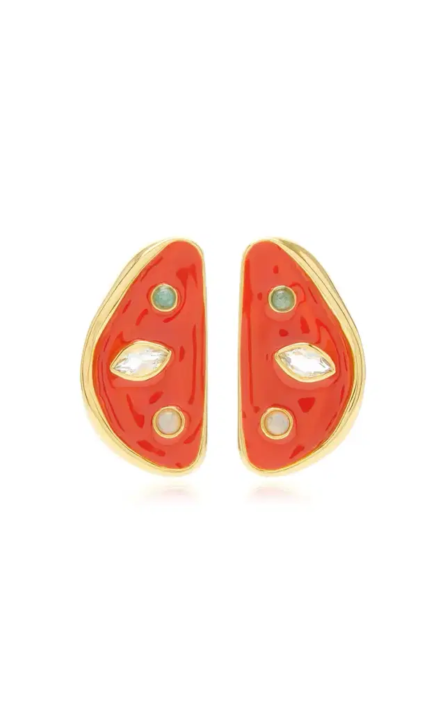 Isola Stud Earrings In Melon