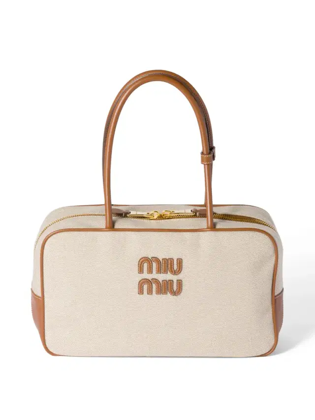 Beau Canvas and Leather Bag