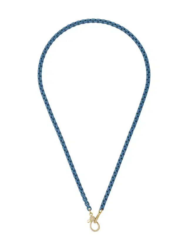 Beatriz Werebe Blue Jean Graffiti Chain