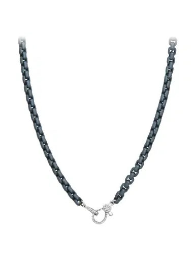 Beatriz Werebe Grey Graffiti Chain | Thumbnail 2