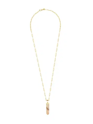 Beatriz Werebe Natural Stone Quartz and Diamond Necklace | Thumbnail 1