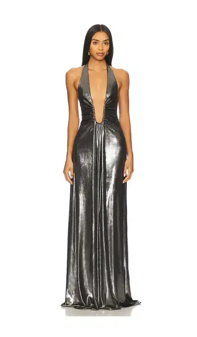 Misha The Jennifer Foil Jersey Dress | Thumbnail 1 Misha The Jennifer Foil Jersey Dress | Thumbnail 1