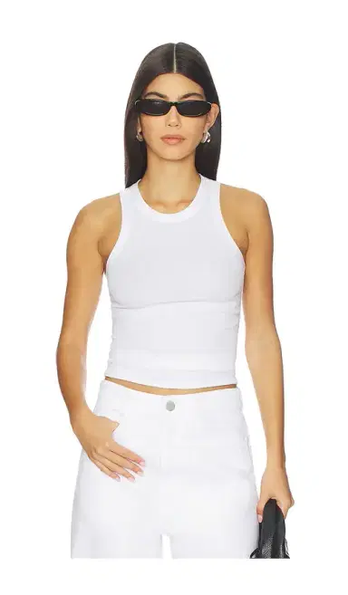 Aya Muse Simple High Neck Tank Top | Thumbnail 1 Aya Muse Simple High Neck Tank Top | Thumbnail 1