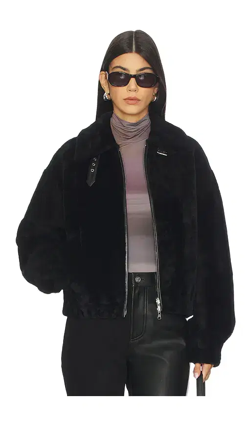 Helmut Lang Shearling Bomber