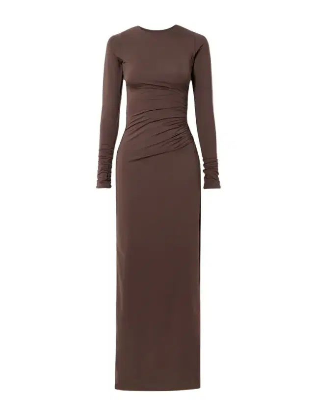 Albedo Gathered Stretch-jersey Maxi Dress