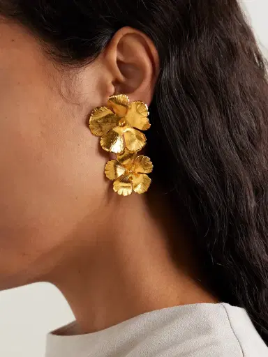 Jennifer Behr Collette Gold-plated Earrings | Thumbnail 2 Jennifer Behr Collette Gold-plated Earrings | Thumbnail 2