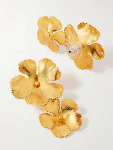 Jennifer Behr Collette Gold-plated Earrings | Thumbnail 3 Jennifer Behr Collette Gold-plated Earrings | Thumbnail 3