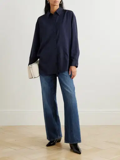 TOTEME High-rise Wide-leg Organic Jeans | Thumbnail 2