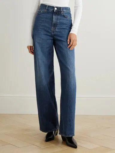 TOTEME High-rise Wide-leg Organic Jeans | Thumbnail 3
