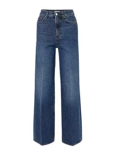TOTEME High-rise Wide-leg Organic Jeans | Thumbnail 1