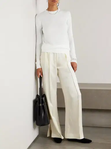 TOTEME Garderob Wool And Silk-blend Sweater | Thumbnail 2 TOTEME Garderob Wool And Silk-blend Sweater | Thumbnail 2