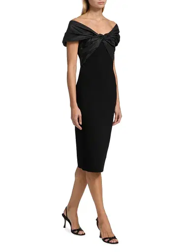 Simkhai Women's Mia Off-The-Shoulder Cut-Out Midi-Dress | Thumbnail 2 Simkhai Women's Mia Off-The-Shoulder Cut-Out Midi-Dress | Thumbnail 2
