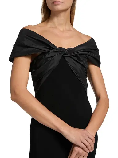 Simkhai Women's Mia Off-The-Shoulder Cut-Out Midi-Dress | Thumbnail 6 Simkhai Women's Mia Off-The-Shoulder Cut-Out Midi-Dress | Thumbnail 6