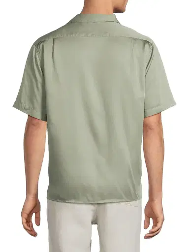 Onia Men's Core Vacation Relaxed Short-Sleeve Shirt - Sage - Size XXL | Thumbnail 5