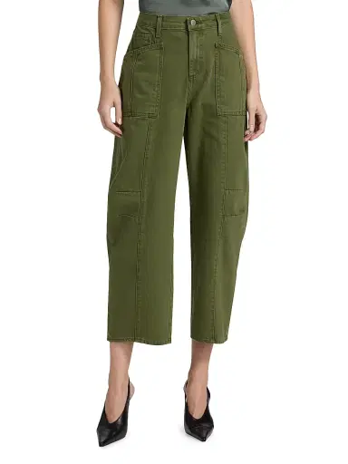 L'AGENCE Women's Cody Rodeo Barrel-Leg Pants - Brigade | Thumbnail 3