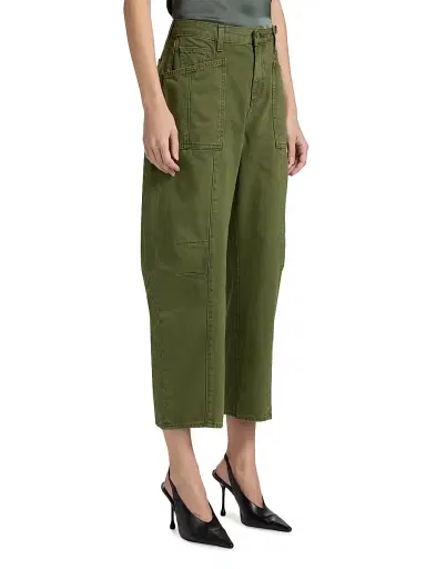L'AGENCE Women's Cody Rodeo Barrel-Leg Pants - Brigade | Thumbnail 4