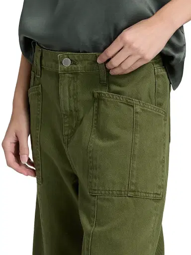 L'AGENCE Women's Cody Rodeo Barrel-Leg Pants - Brigade | Thumbnail 6