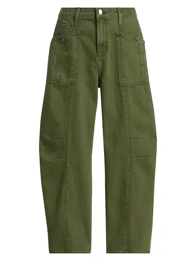 L'AGENCE Women's Cody Rodeo Barrel-Leg Pants - Brigade | Thumbnail 1