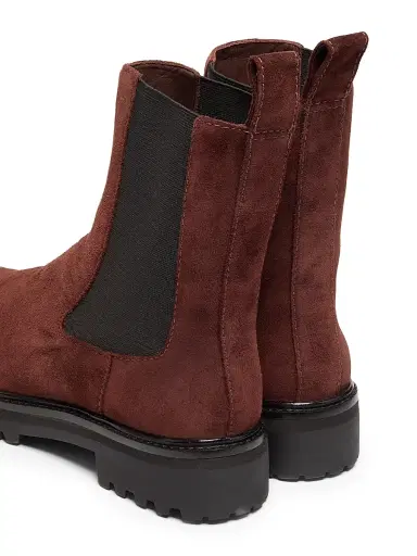 Reformation Women's Katerina Lug Sole Chelsea Boots - Espresso Suede - Size 5.5 | Thumbnail 3 Reformation Women's Katerina Lug Sole Chelsea Boots - Espresso Suede - Size 5.5 | Thumbnail 3