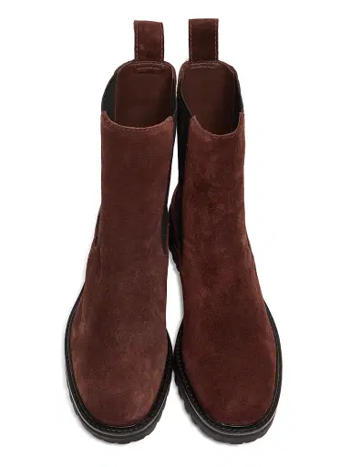 Reformation Women's Katerina Lug Sole Chelsea Boots - Espresso Suede - Size 5.5 | Thumbnail 4 Reformation Women's Katerina Lug Sole Chelsea Boots - Espresso Suede - Size 5.5 | Thumbnail 4
