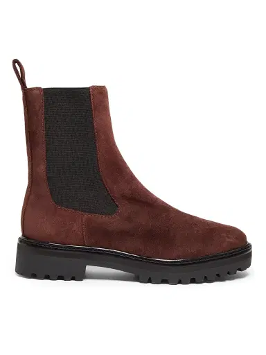 Reformation Women's Katerina Lug Sole Chelsea Boots - Espresso Suede - Size 5.5 | Thumbnail 1 Reformation Women's Katerina Lug Sole Chelsea Boots - Espresso Suede - Size 5.5 | Thumbnail 1