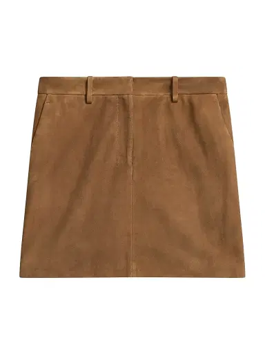 Theory Women's Trouser Crepe Miniskirt | Thumbnail 1 Theory Women's Trouser Crepe Miniskirt | Thumbnail 1