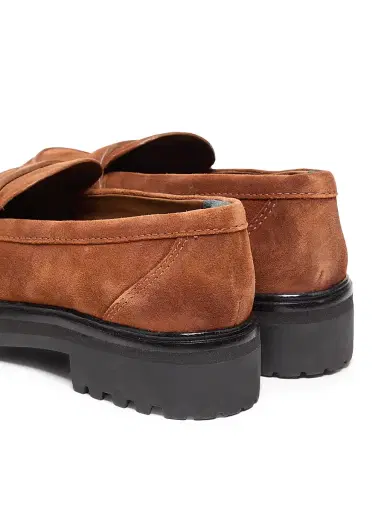 Reformation Women's Agathea 40MM Suede Lug-Sole Loafers - Cavalier Suede - Size 11 | Thumbnail 3 Reformation Women's Agathea 40MM Suede Lug-Sole Loafers - Cavalier Suede - Size 11 | Thumbnail 3